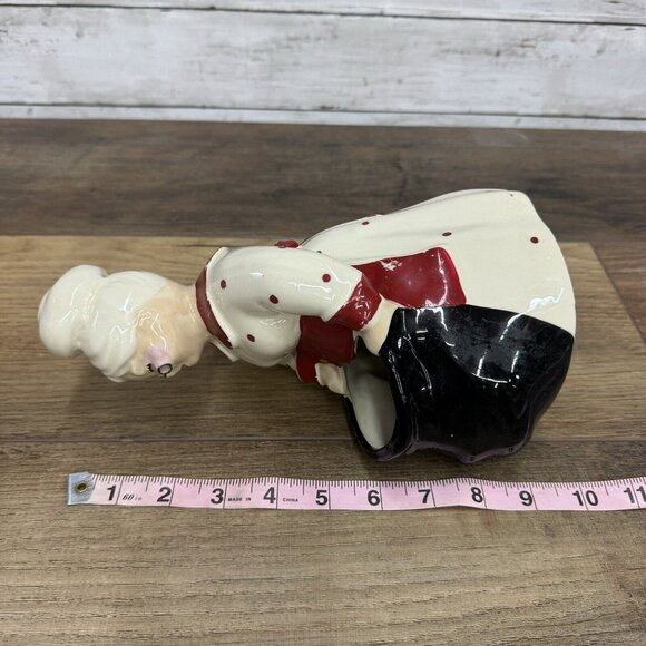 Mrs Claus w/ Toy Bag Ceramic Figurine Statue Decoration Christmas Holiday - Picture 10 of 10